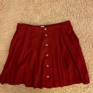 Button Down Skater skirt